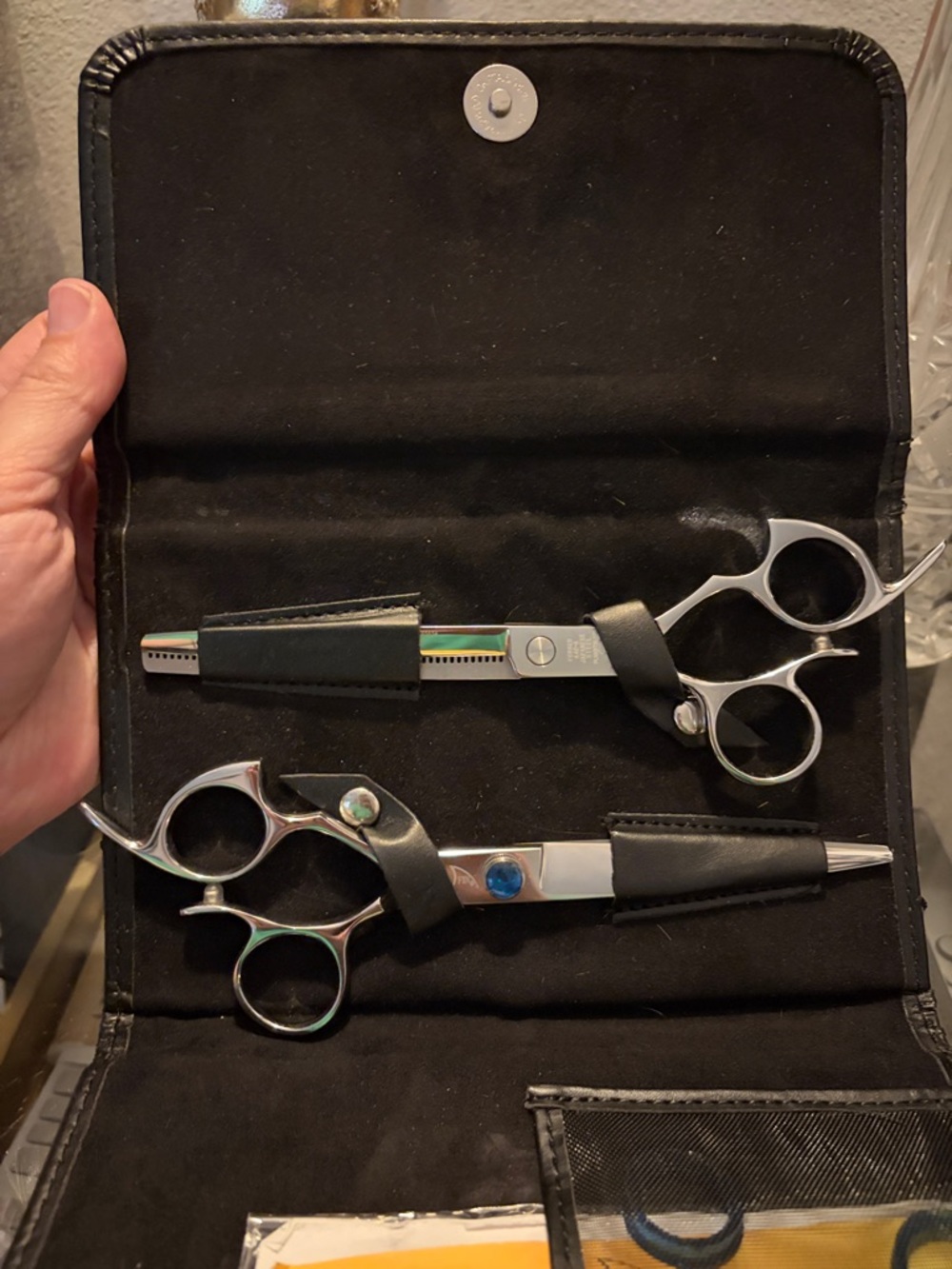Professional Men's Hair Cutting Scissors Set - Monarch